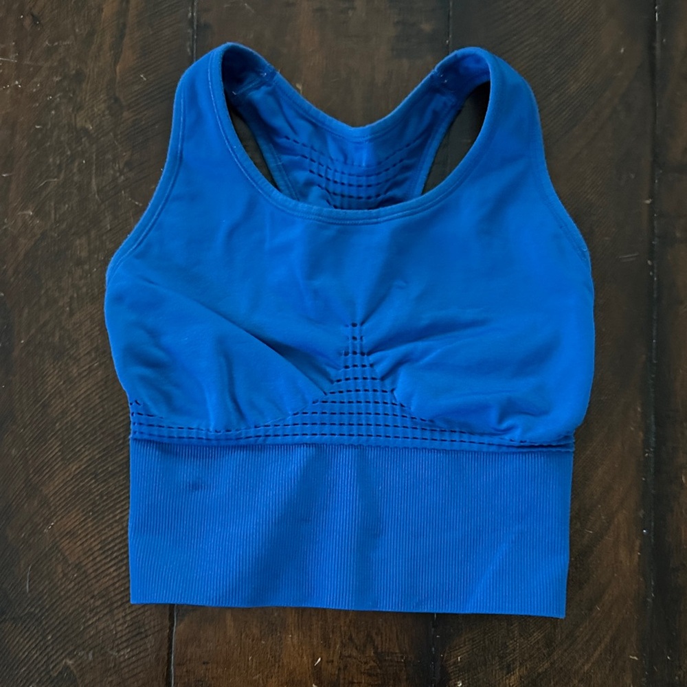 Sweaty Betty Vibrant Blue Sports Bra Small